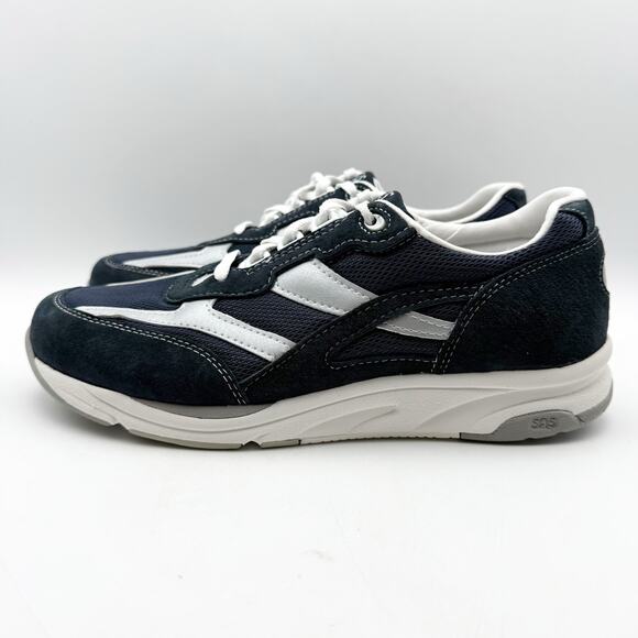 SAS Womens Tour Mesh Comfort Walking Sneakers US 10 Wide Blue Athletic EUC - Picture 8 of 13